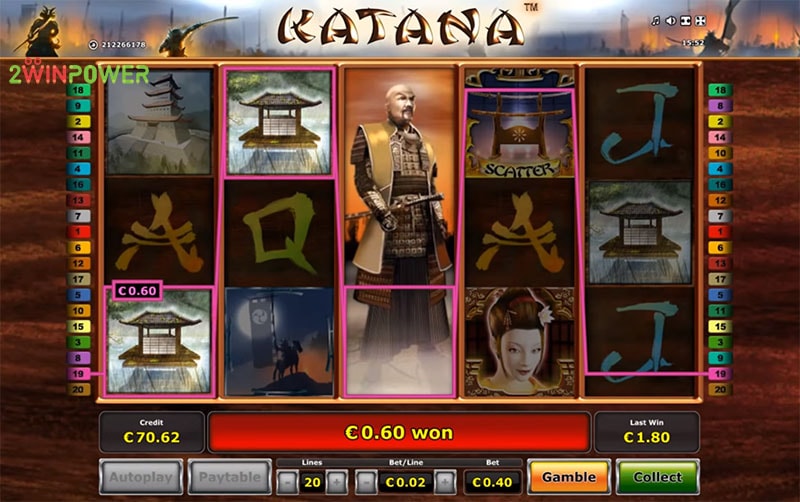 Shogun slot machine game
